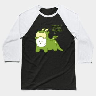 dragon cat Baseball T-Shirt